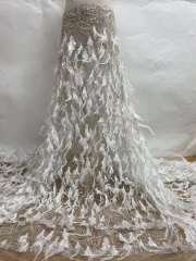 high quality lace best hot fashion French designed African embroidered lace evening gown and many colors mesh fabric