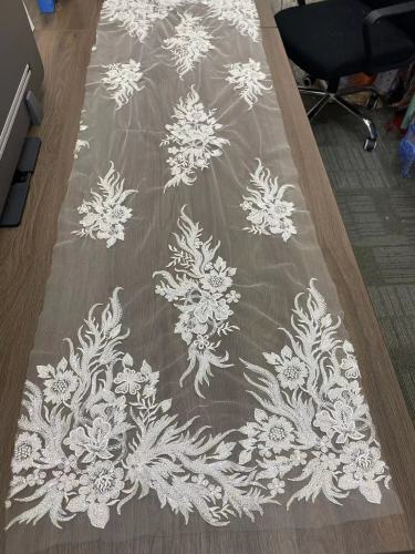 Wholesale heavy best style fashion beautiful sequin net multi color selection glitter wedding lace fabric