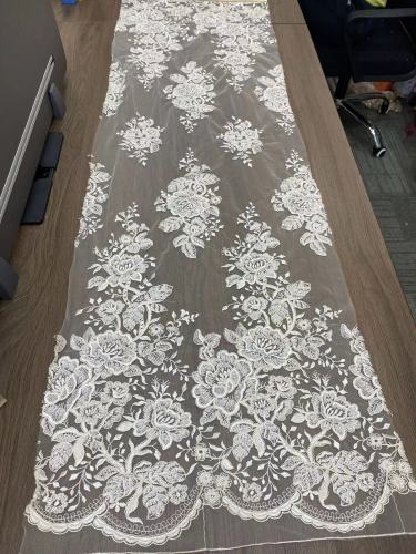 new nigeria hollow out sequin new nigeria hollow out sequin wedding handmade lace mesh fabric design