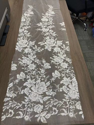 Wholesale heavy best style fashion beautiful sequin net multi color selection glitter wedding lace fabric