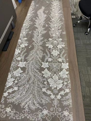 Wholesale heavy best style fashion beautiful sequin net multi color selection glitter wedding lace fabric
