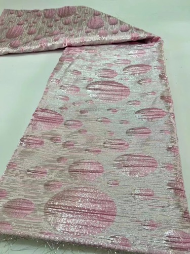 Latest Design Jacquard Brocade Lace Fabric Gold French Lace Fabric High Quality African Nigerian Lace Fabric For Women