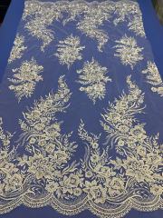 Wholesale heavy best style fashion beautiful sequin net multi color selection glitter wedding lace fabric