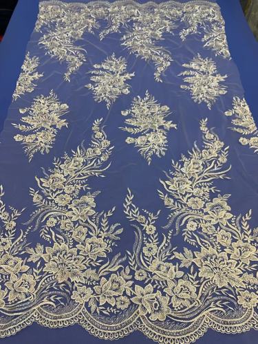 Wholesale heavy best style fashion beautiful sequin net multi color selection glitter wedding lace fabric