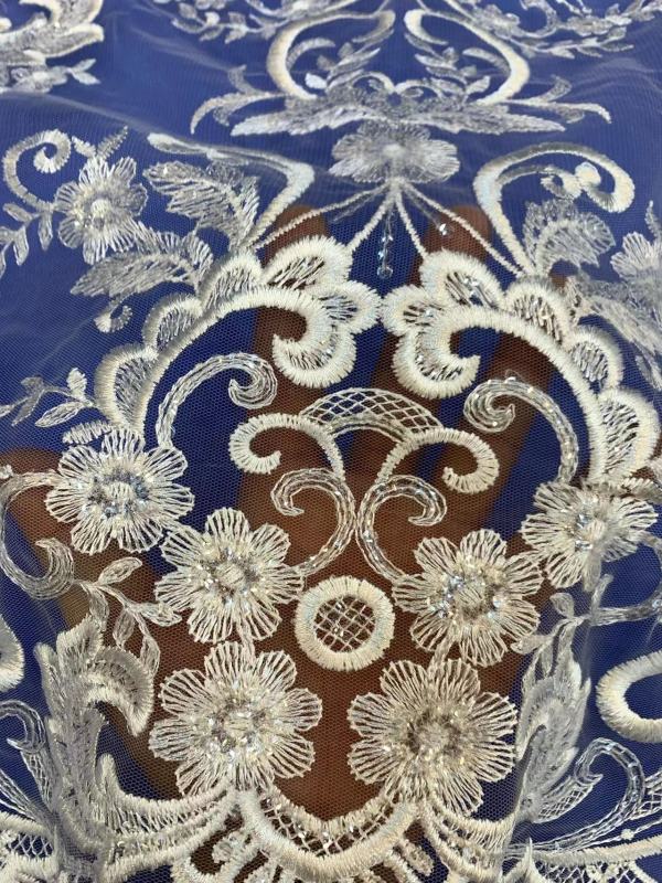 new nigeria hollow out sequin new nigeria hollow out sequin wedding handmade lace mesh fabric design