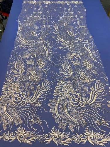 Wholesale heavy best style fashion beautiful sequin net multi color selection glitter wedding lace fabric