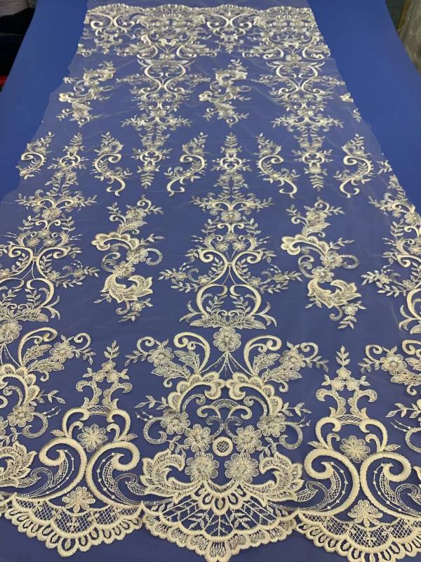 new nigeria hollow out sequin new nigeria hollow out sequin wedding handmade lace mesh fabric design