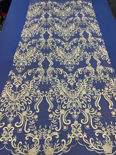 luxury glitter Sequins Best Selling new model African sequins evening dress fdesign abric