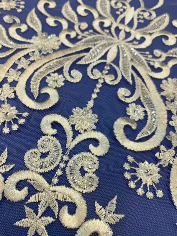 luxury glitter Sequins Best Selling new model African sequins evening dress fdesign abric