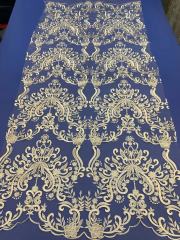 luxury glitter Sequins Best Selling new model African sequins evening dress fdesign abric