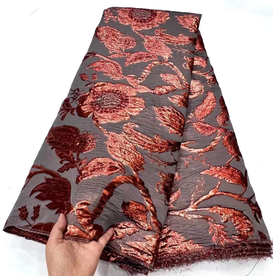 African brocade fabric material brocade lace fabric jacquard damask fabric jacquard