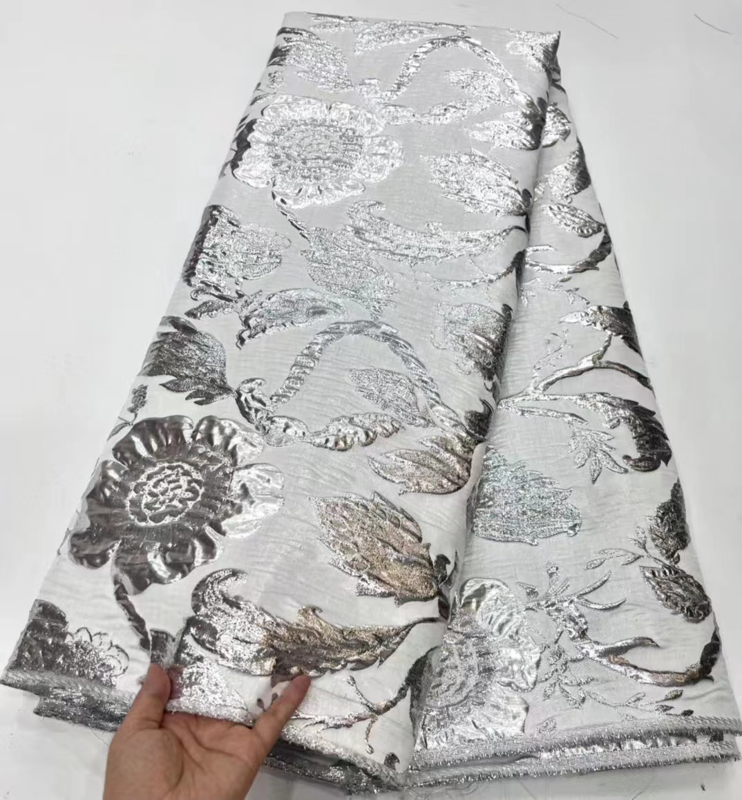 African brocade fabric material brocade lace fabric jacquard damask fabric jacquard