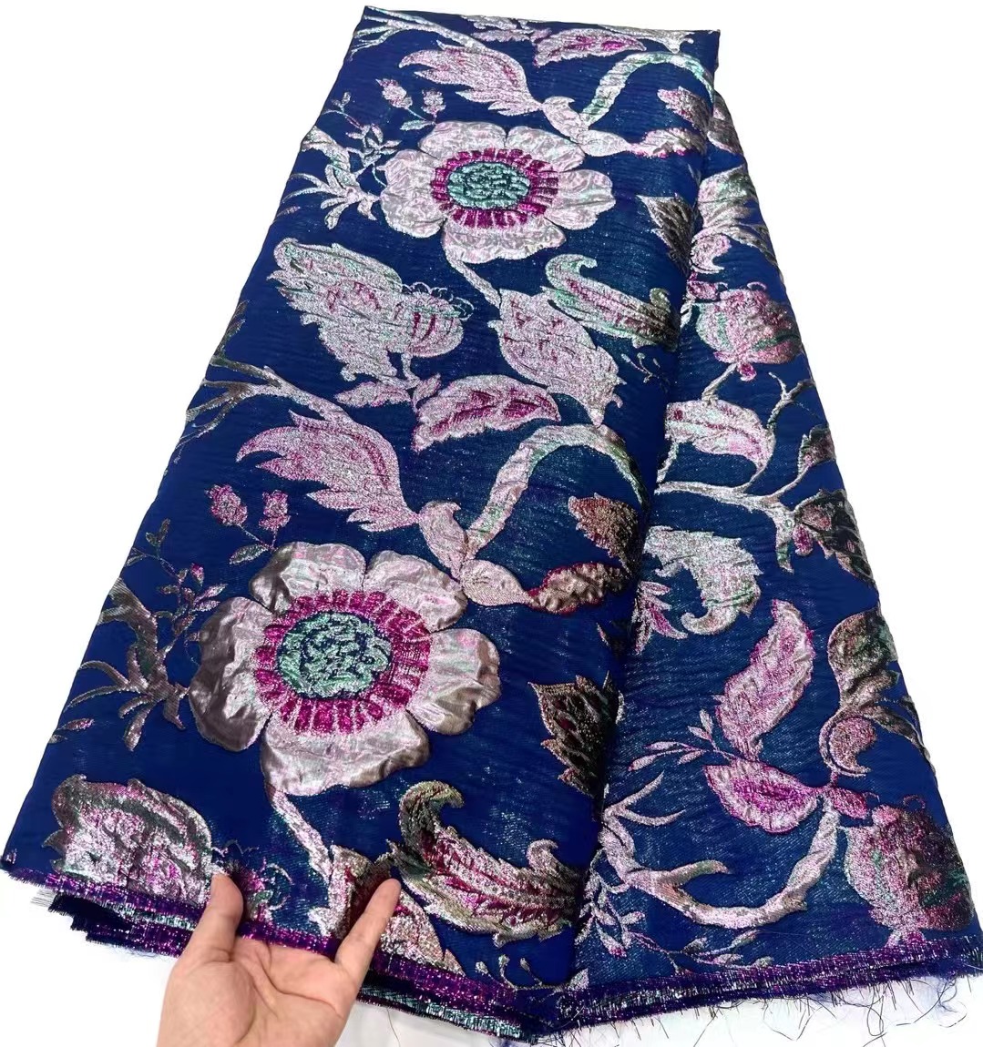 African brocade fabric material brocade lace fabric jacquard damask fabric jacquard