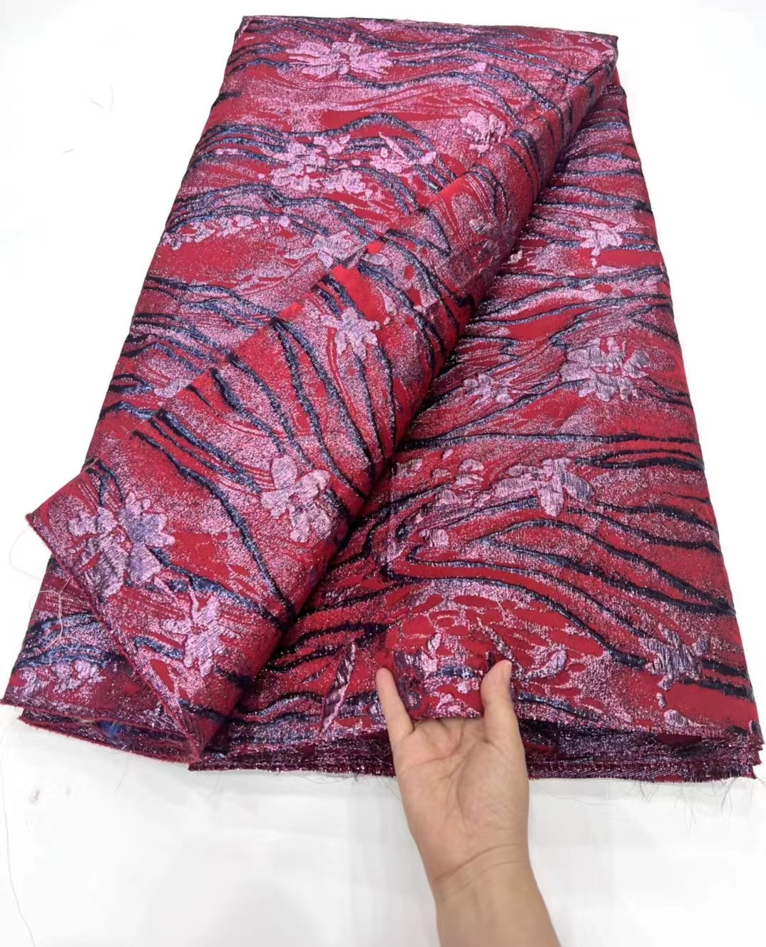 African brocade fabric material brocade lace fabric jacquard damask fabric jacquard