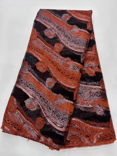 Fashion 2023 High Quality Embroidery Pattern Jacquard Brocade Design Tailor Brocade Fabric For Garments