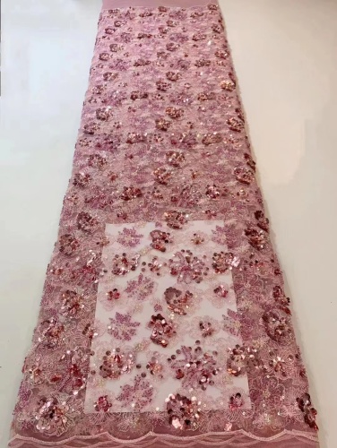 classic gold lace fabric flat sequin embroidery lace fabric for dress evening dress stretch sequin fabric