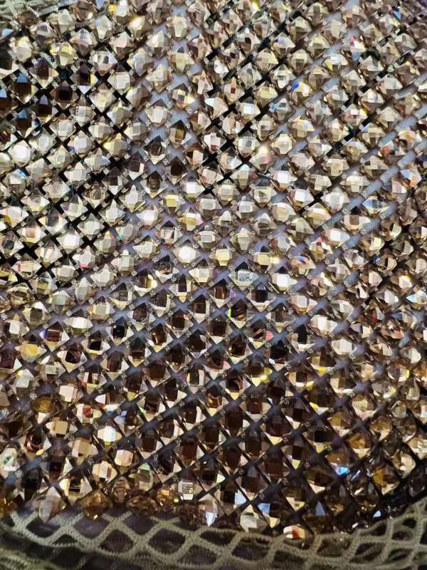 French glitter Sequins Best Selling pearl glitter beaded handmade sequined bead lace embroidered wedding dress fabric