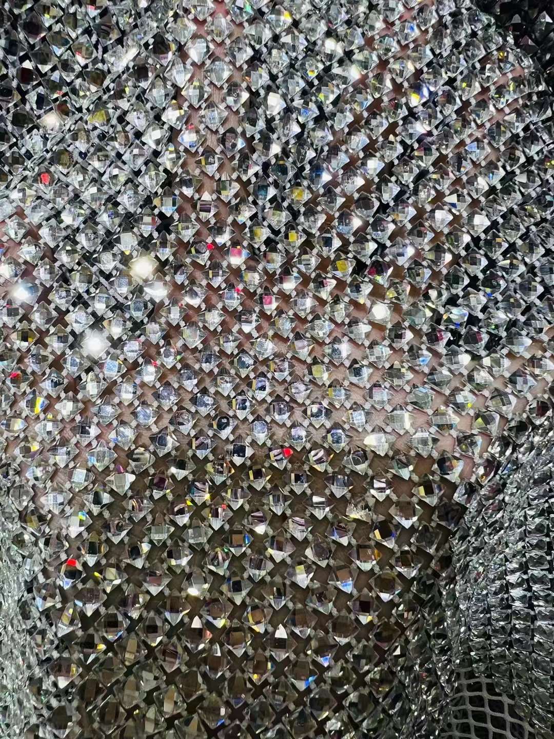 French glitter Sequins Best Selling pearl glitter beaded handmade sequined bead lace embroidered wedding dress fabric
