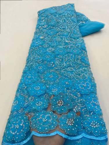 luxury high quality swiss cotton brand african tissu voile lace fabric mesh sequins