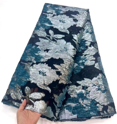 Fashion 2023 High Quality Embroidery Pattern Jacquard Brocade Design Tailor Brocade Fabric For Garments