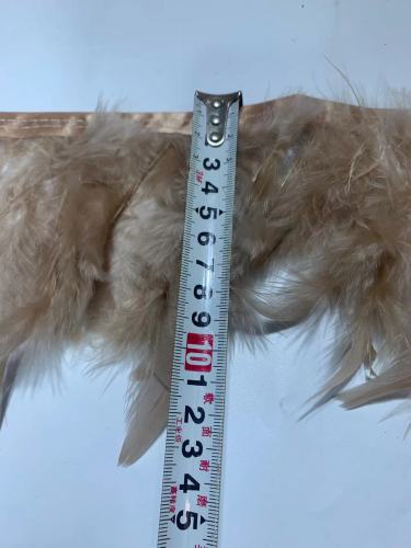 Feather Ribbon Trim Turkey Feather Fringe for Garments