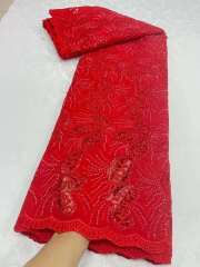 elegant laces for clothes women nigerian rhinestones lace fabrics for dress