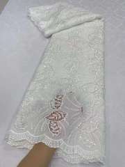 elegant laces for clothes women nigerian rhinestones lace fabrics for dress