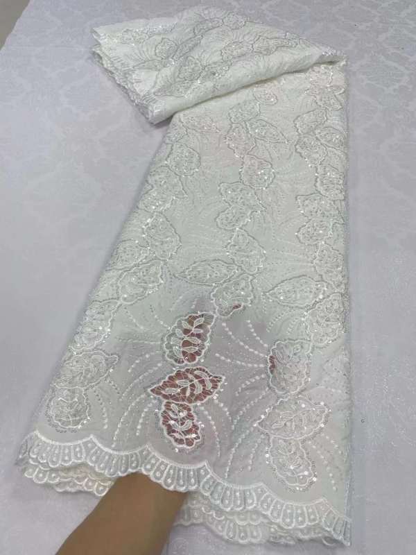 elegant laces for clothes women nigerian rhinestones lace fabrics for dress