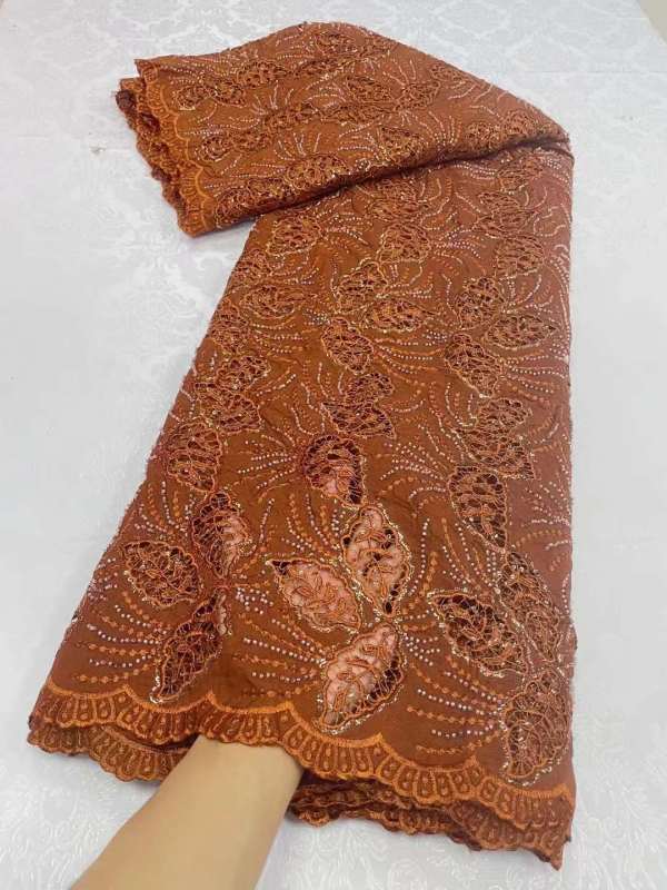 elegant laces for clothes women nigerian rhinestones lace fabrics for dress