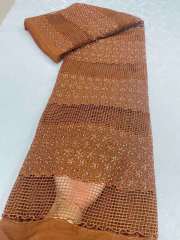 Hot-sale French textiles embroidery with sequin lace fabric suitable for sublimation