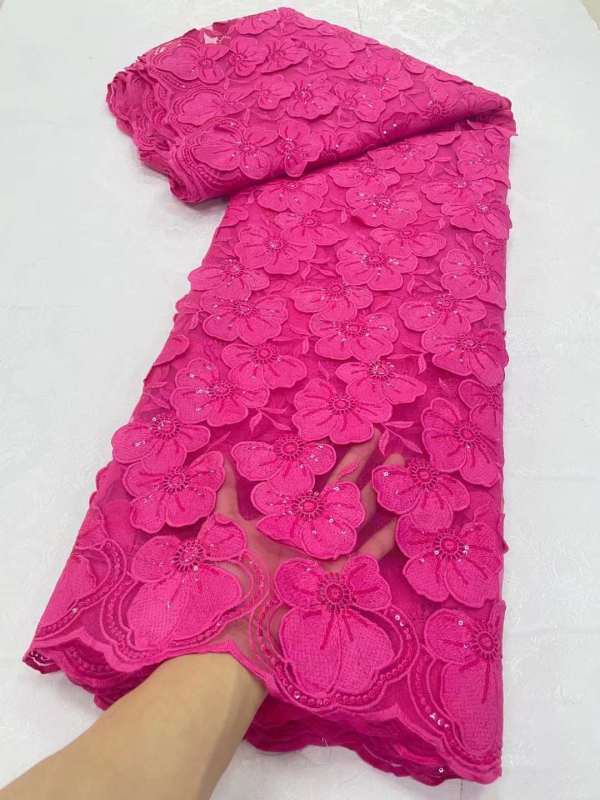 polyester lafaya african arrival reasonable price embroidery tulle net lace mesh sequins sequin lace fabric
