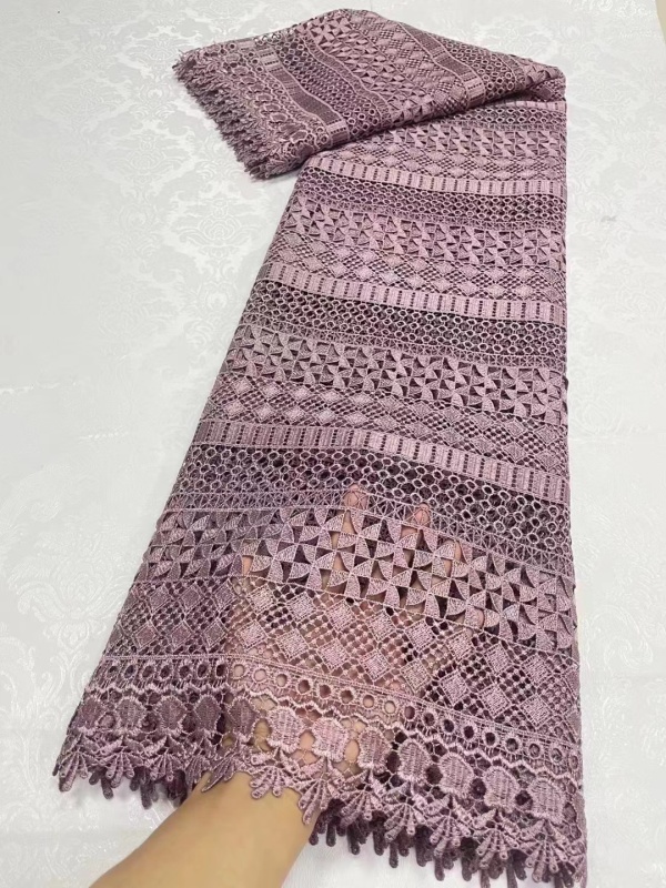 Wholesale Blue African Sequins Lace Fabric 2023 High Quality Guipure Lace Latest French Cord Lace Fabric For party Wedding