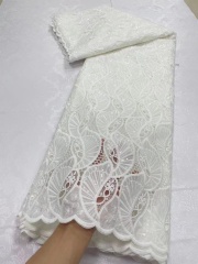 white fringe tassel border embroidery guipure lace fabric for dresses, fringe cord lace