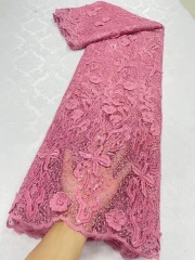 Smeeda yellow cord lace embroidery guipure cotton lace