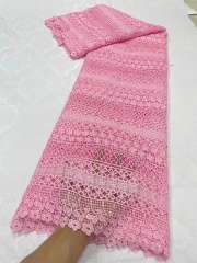 High Quality White African Cord Lace Fabric swiss Guipure Lace Cloth For Nigerian Wedding Party Dresses Sewing
