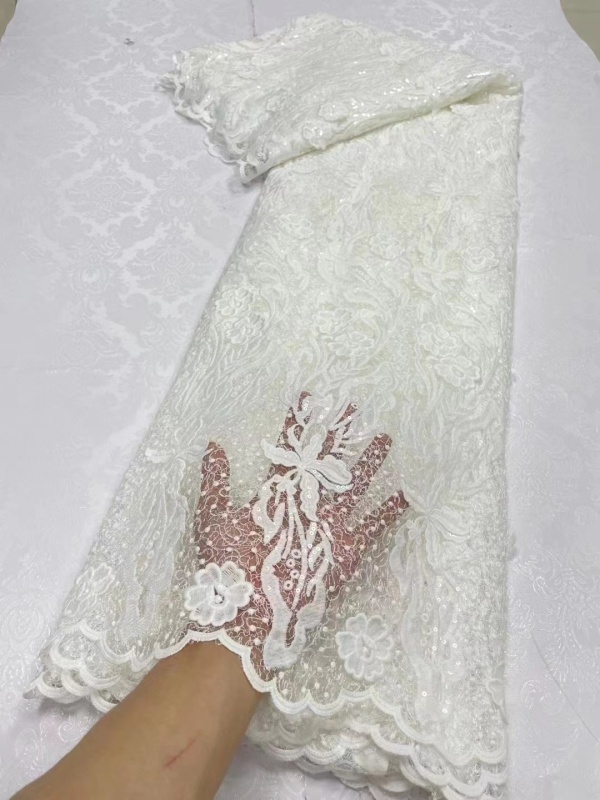Smeeda yellow cord lace embroidery guipure cotton lace
