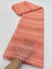 High Quality White African Cord Lace Fabric swiss Guipure Lace Cloth For Nigerian Wedding Party Dresses Sewing