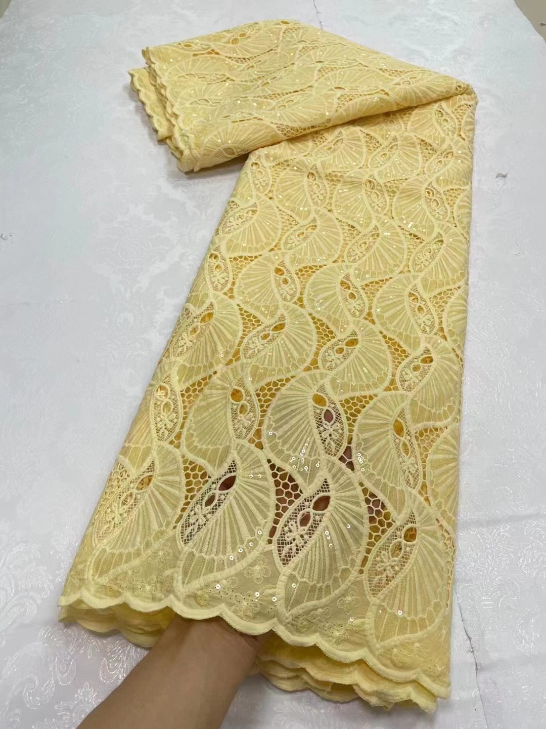 white fringe tassel border embroidery guipure lace fabric for dresses, fringe cord lace