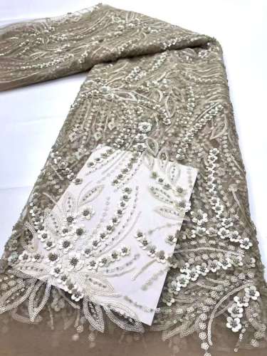 luxury embroidery african swiss fabric lace sequins guipure lace fabric cord lace for dress embroidered