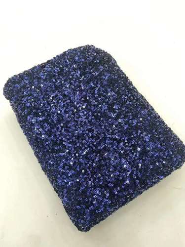 polyester beaded lace soft tulle lace for bridal wedding sequin lace fabric for ceremonial dress
