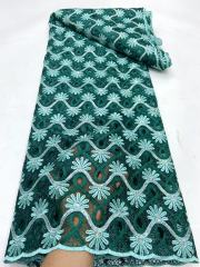 Fashion Guipure Lace Fabric 100% Polyester Guipure Cord Lace Fabric For Women Dress Kaftan