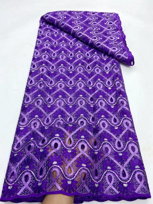Fashion Guipure Lace Fabric 100% Polyester Guipure Cord Lace Fabric For Women Dress Kaftan