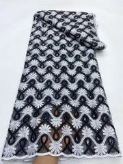 Fashion Guipure Lace Fabric 100% Polyester Guipure Cord Lace Fabric For Women Dress Kaftan
