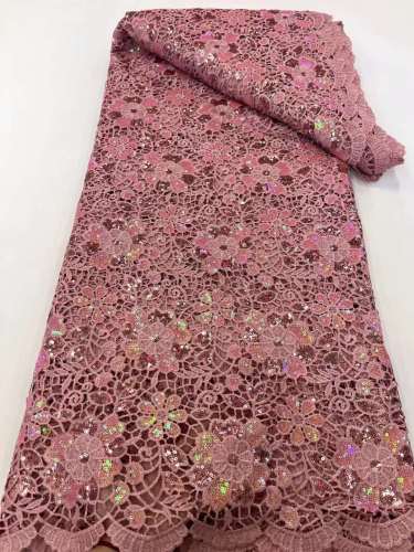 classical and beautiful sequins nigeria wedding lace for women beaded embroidery fabric