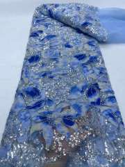 New design lace materials luxury fabric with rare pattern embroidered dress fabrics