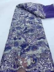 New design lace materials luxury fabric with rare pattern embroidered dress fabrics
