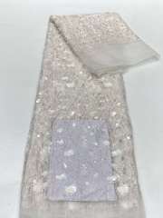 European style sequins embroidered wedding high density lace dress