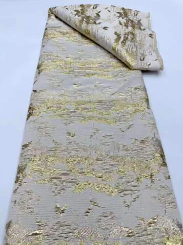 Shiny bridal tulle lace with heavy beads and pearls luxury crystal sequins lace for wedding dress