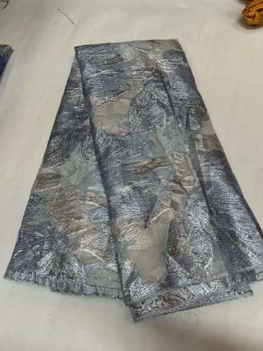 African Lace Fabric Unique Polyester Mesh Wedding Bridal Dress Party