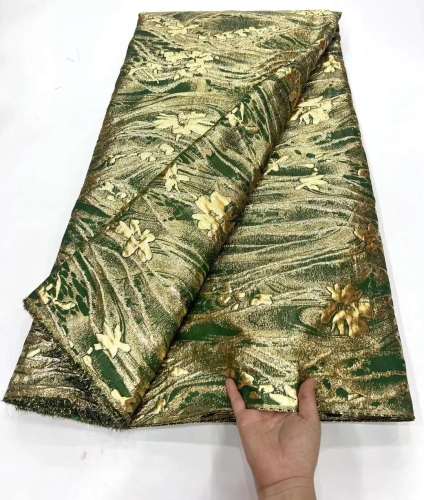 European style sequins embroidered wedding high density lace dress